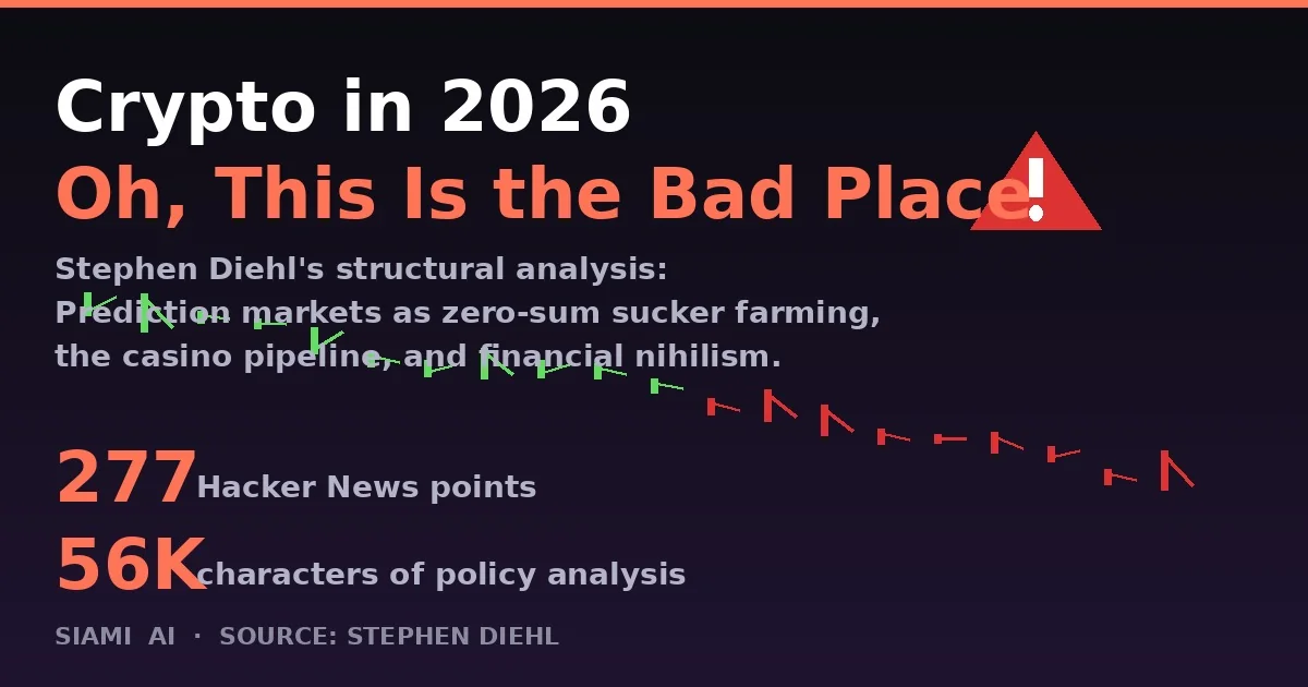 Crypto in 2026：當金融變成賭場，Stephen Diehl 怎麼看這場末日