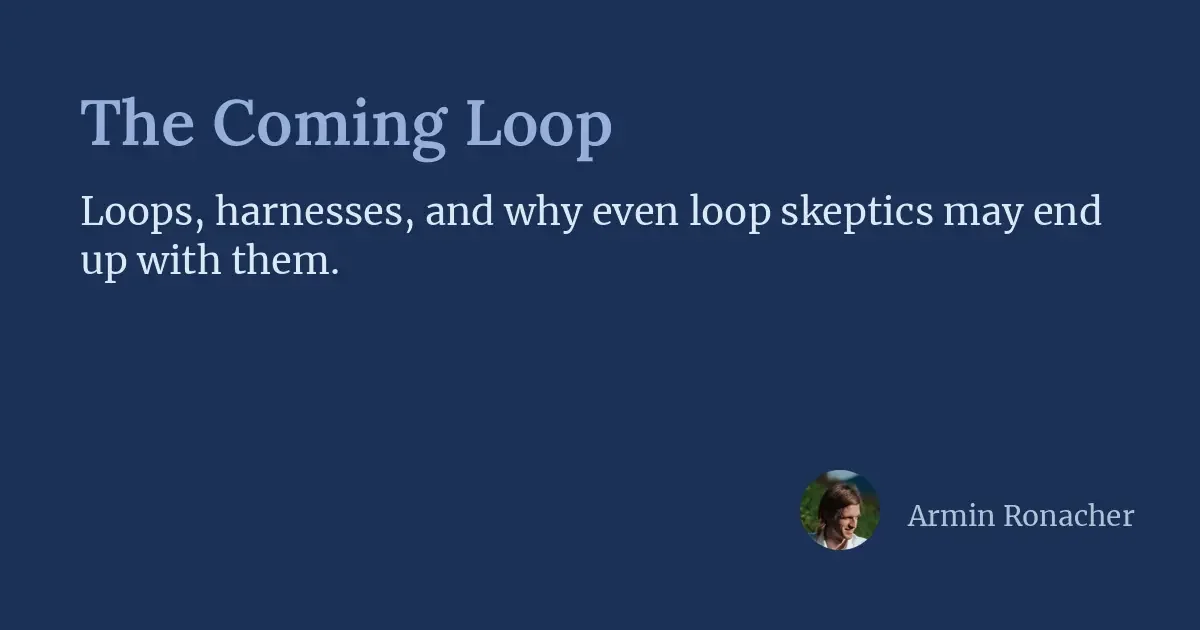 AI Coding Loop 全面來臨　Flask 作者 Armin Ronacher 警告：人類判斷力才是最後堡壘