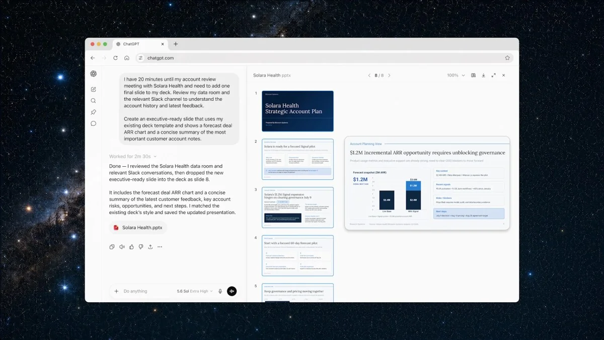 OpenAI 同日連發 ChatGPT Work 與 GPT-5.6：Codex App 走入歷史、Atlas 瀏覽器也將退役