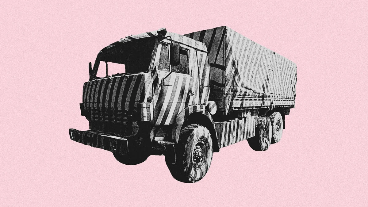 俄軍卡車漆成斑馬紋 對抗烏克蘭 AI 無人機的『反機器視覺』迷彩