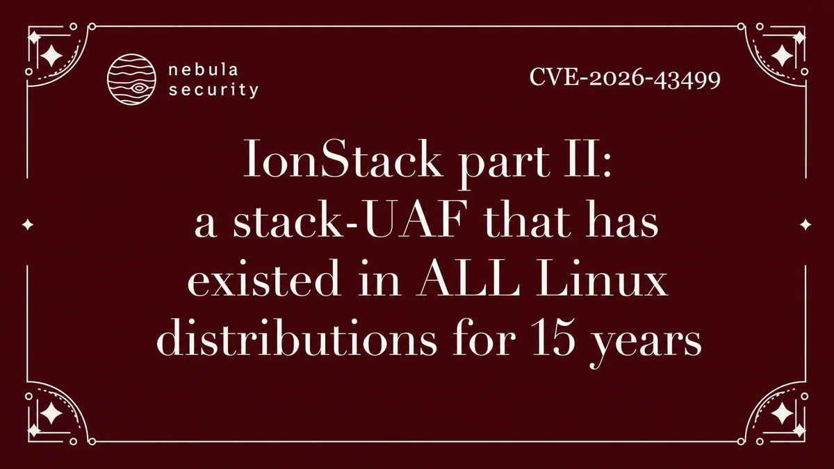 Linux 核心 15 年漏洞 GhostLock 曝光：AI 代理人 VEGA 挖出 CVE-2026-43499　任何本地帳號 5 秒變 root