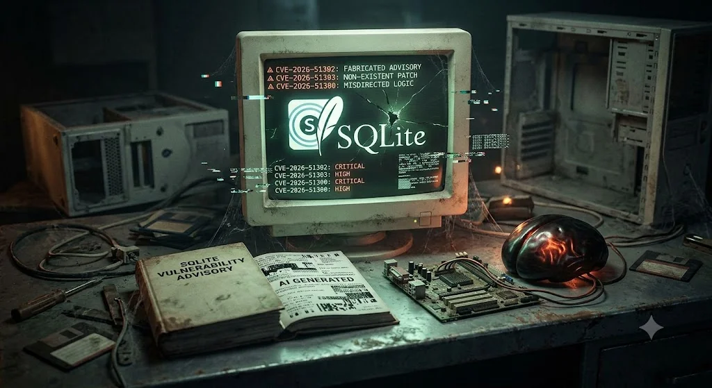 SQLite 驚爆假漏洞風暴：6 個標示 Critical 的 CVE 全是 LLM 編造的