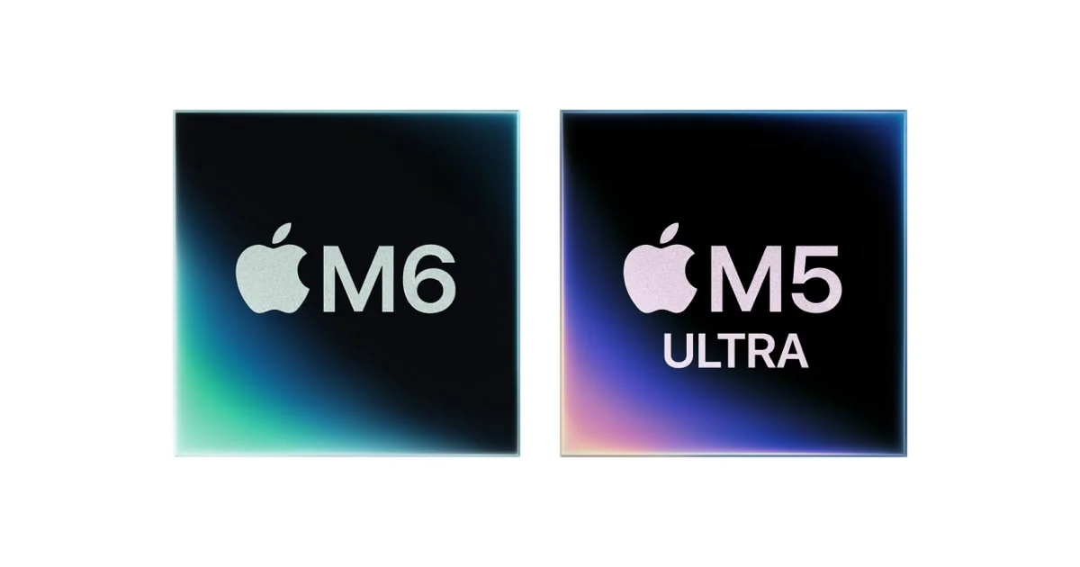 蘋果發表 M6 與 M5 Ultra：首款 2 奈米晶片與四晶粒架構同時登場