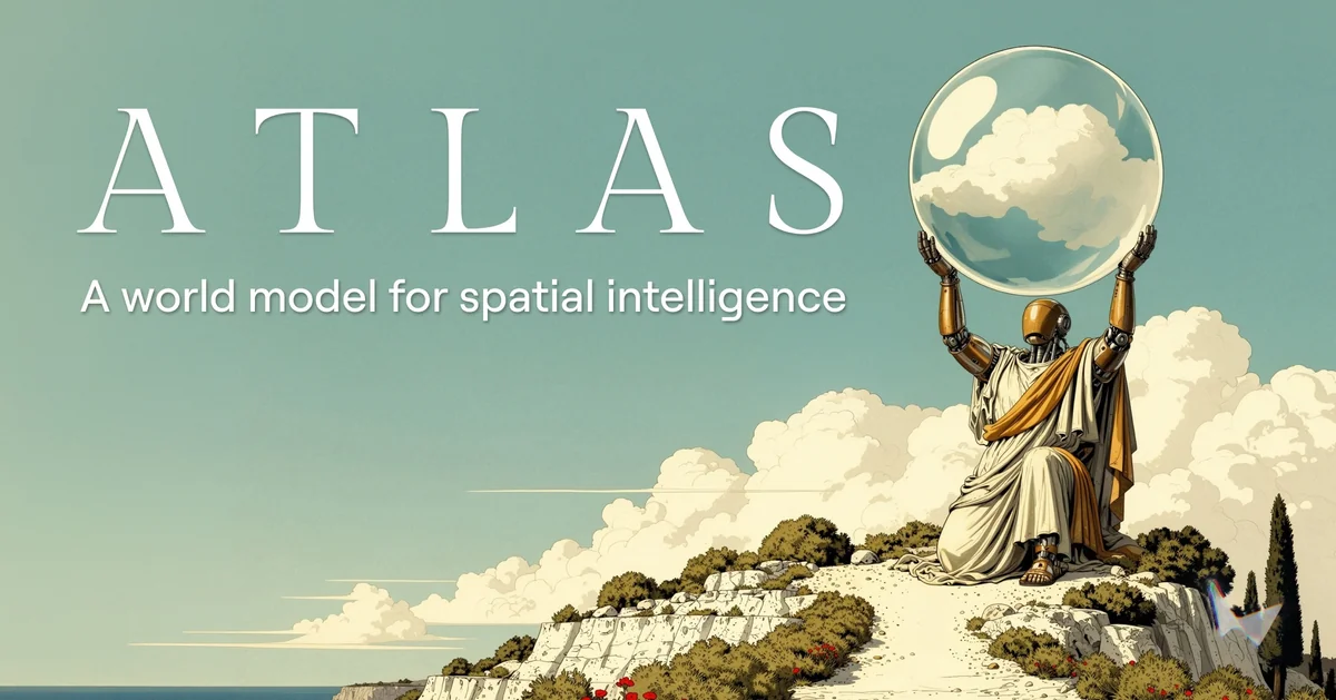 World Labs 發表 Atlas：李飛飛團隊押注「全方位世界模型」，目標對決 DeepMind Genie 3 與 Nvidia Cosmos