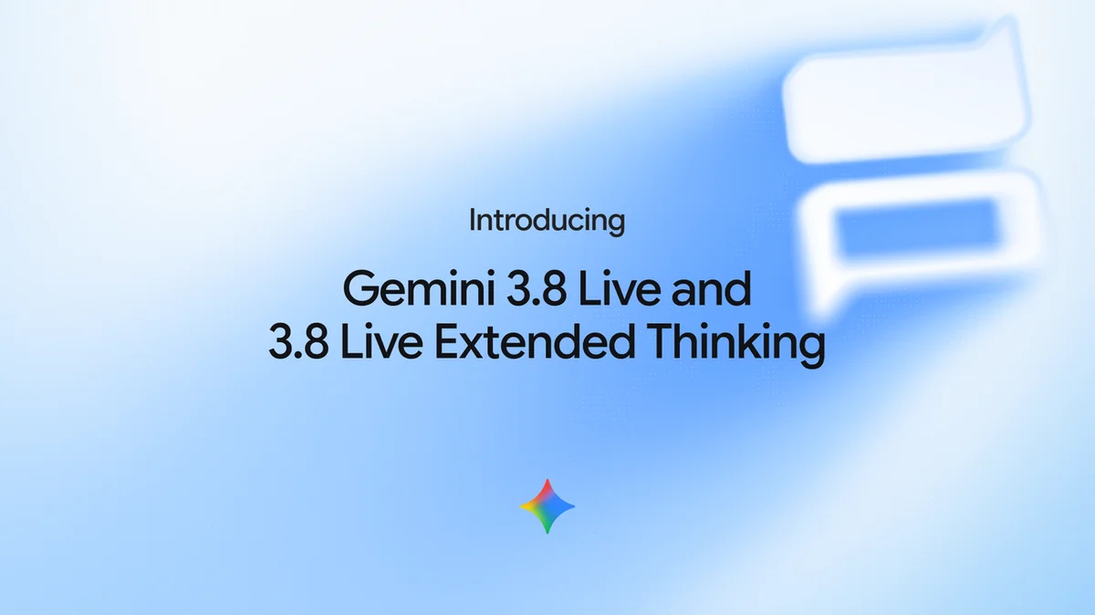 Google 同日雙發 Gemini 3.8 Live 與 Extended Thinking　語音代理首次站上 Pareto Frontier