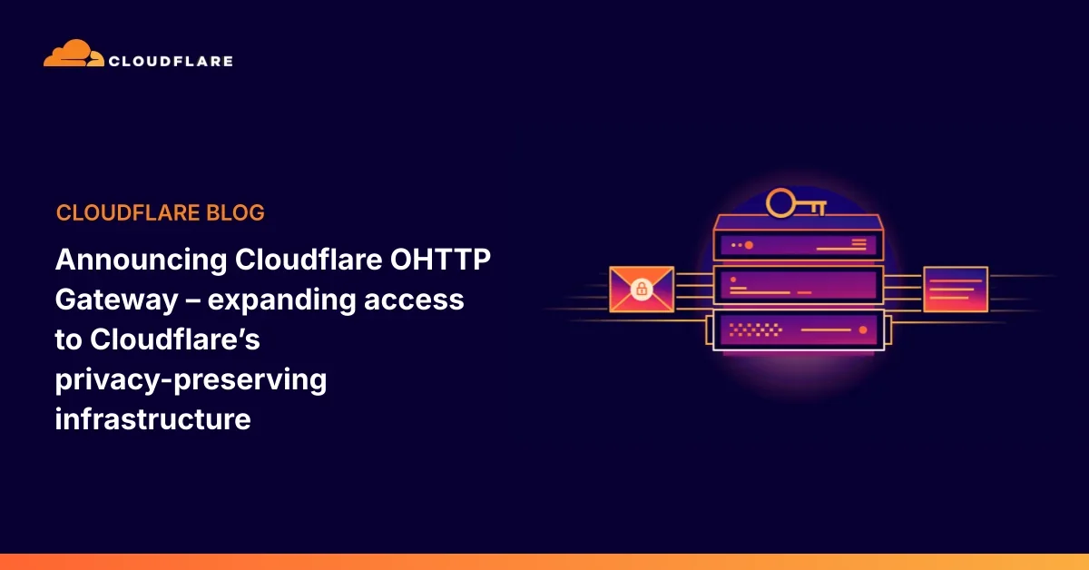 Cloudflare OHTTP Gateway 開放封測：把「雙盲隱私」變成隨選即用的基礎建設