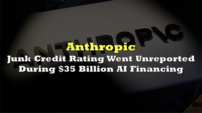 Anthropic 信評首度曝光：BB+ 投機級最高層，距投資等級僅一級之隔
